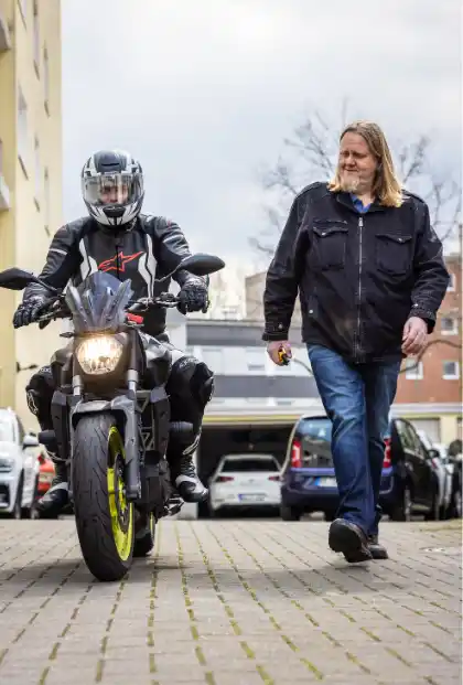 Ausbildungsmotorräder der Volkers Fahrschule Marl für jede Körpergröße